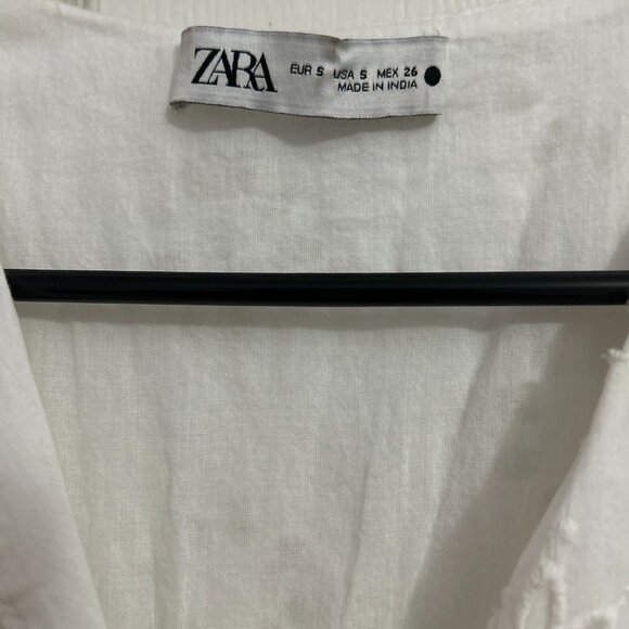 ZARA OPENWORK EMBROIDERY DRESS - Picture 5 of 5